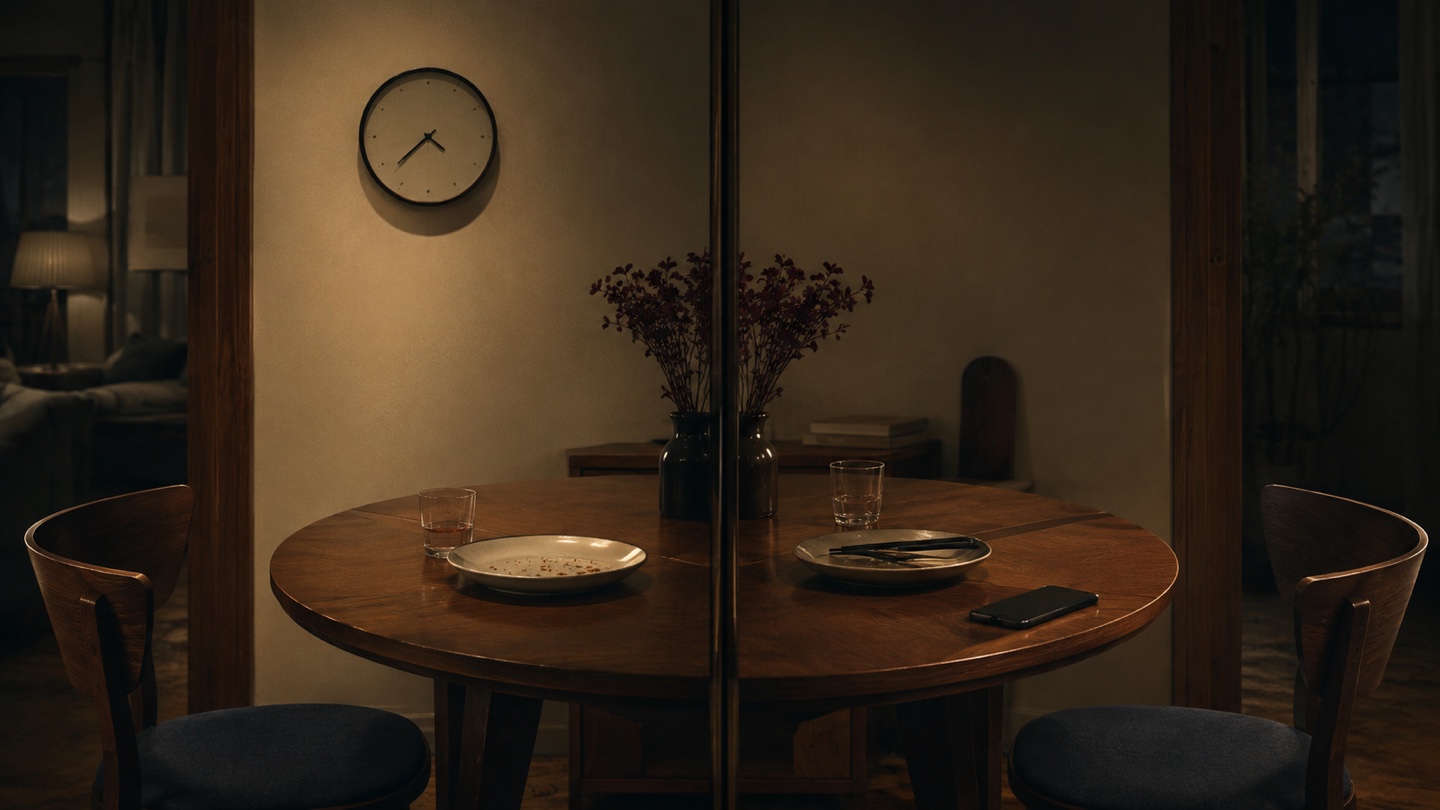 The same dinner can leave a different center of gravity in each person’s memory.
